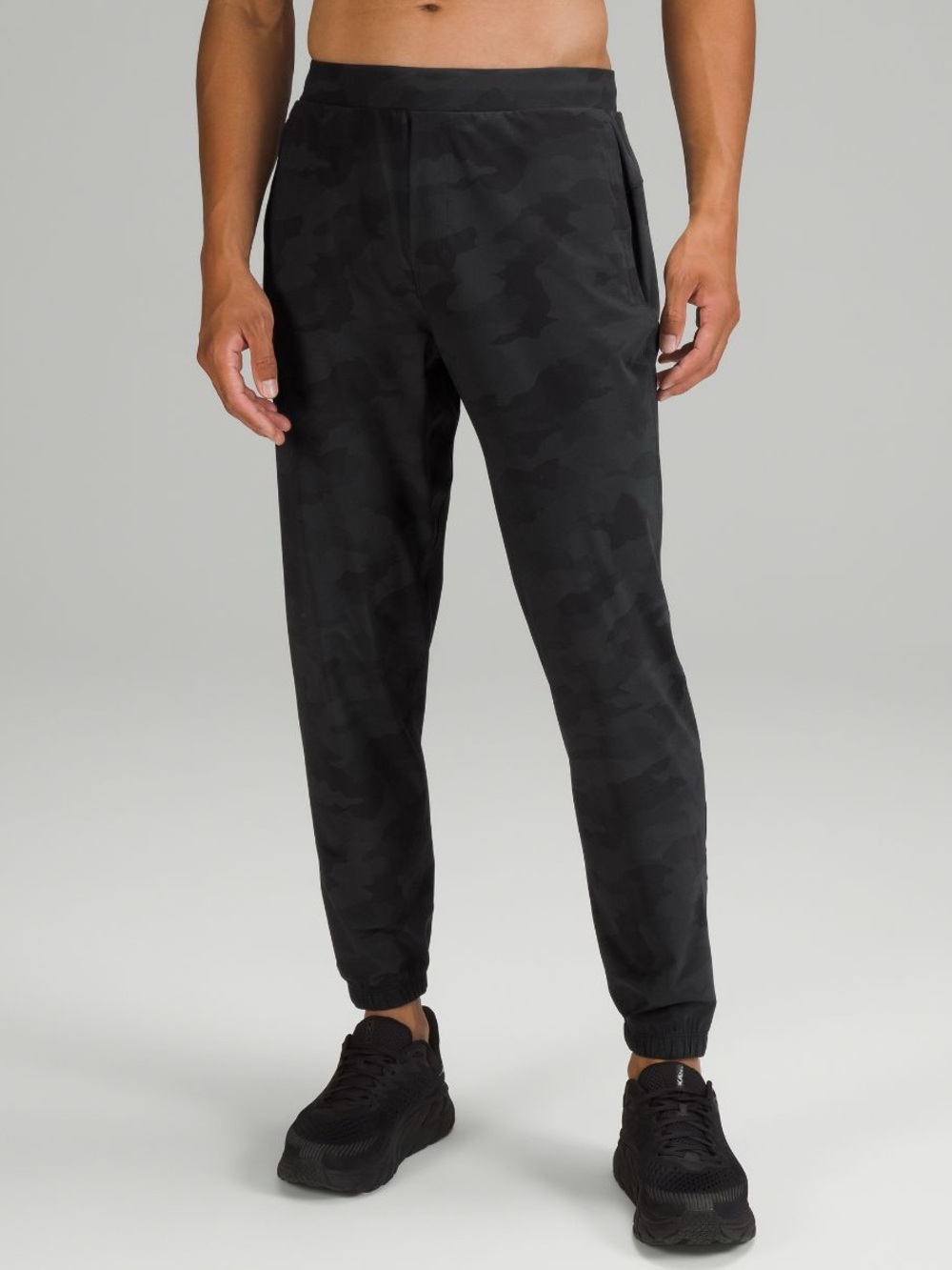 Lululemon Surge Jogger Heritage 365 Mens Small Black Camo Multi Elastic Waist